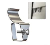 Lot de 10 crochets résistants à la rouille pour appareil photo extérieur en vinyle pouvant supporter 4,5 kg