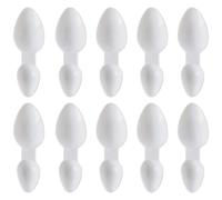 Lot de 10 cuillères en plastique double face 2,5 ml/5 ml, cuillères réutilisables pour mesurer les médicaments, les céréales, le café, le lait, les poudres à laver - Pelles pour usage domestique et