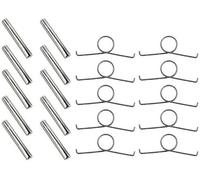 Lot de 10 cylindres à ressort L2 R2 et boucle en métal de rechange pour manette PS5