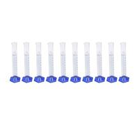 Lot De 10 Cylindres De Mesure En Verre, Kit D'outils à échelle Transparente De Grande Capacité De 100 Ml Pour L'expérience, Verre Borosilicaté
