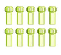Lot de 10 de câble de frein - de câble de vélo - Pointe d'extrémité de câble de frein - Sertissage étanche - Câble résistant à la rouille - d'extrémité avec protection contre