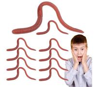 Lot de 10 de pluie extensibles - Jouet de farce - Doux et extensible - Blagues pratiques - Jouet de blague réaliste pour amis et collègues