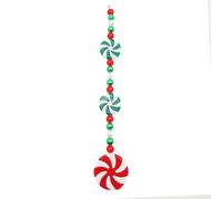 Lot de 10 décorations de Noël en forme de canne pour apporter joie et enthousiasme à votre décoration (vert)