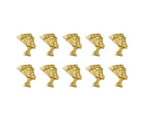 Lot de 10 décorations d'ongles de pharaon égyptien Cléopâtre pour mariage