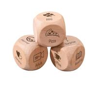 Lot de 10 dés personnalisés pour un rendez-vous galant, idées de soirée, cadeau pour les couples, où/quoi manger des dés, cadeau de Saint-Valentin