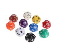 Lot de 10 dés polyédriques D16 à 16 faces pour jeux de table