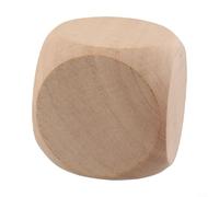 Lot de 10 dés vierges en bois brut pour loisirs créatifs, peinture, sculpture, gravure, jeux de société, fournitures de fête, plusieurs tailles (40 m)