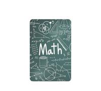 Lot de 10 désodorisants de voiture avec corde à suspendre pour cours de mathématiques