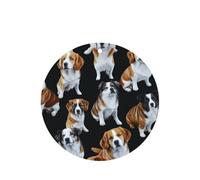 Lot de 10 désodorisants de voiture avec corde, motif bouledogues anglais