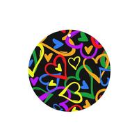 Lot de 10 désodorisants de voiture Gay Pride avec corde Motif arc-en-ciel