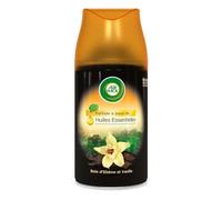 Airwick Desodorisant Maison Recharge Diffuseur Freshmatic Huiles Essentielles Bois d'ébène & Vanille - Lot de 10