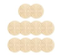Lot de 10 dessous de verre réutilisables résistants à la chaleur et géométriques pour thé, café, cuisine, salle à manger, salon, bar, cadeau de maison