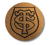 Lot de 10 Dessous de Verres Stade Toulousain Rugby en Liège, Sous verre, 9 cm, Verres, Bière, Cocktails, Cadeau, Apéritif Soirée
