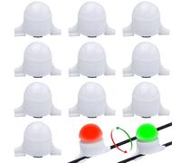 Lot de 10 détecteurs de touche électroniques sensibles avec indicateur lumineux LED pour la pêche