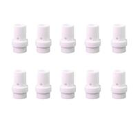 Lot de 10 diffuseurs en céramique pour lampe torche MIG 24KD/36KD, type | Convient aux courants de 350 A et 500 A, guide stable pour torche de soudage MIG, buse à anneaux en céramique