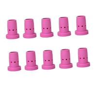 Lot de 10 diffuseurs en céramique pour lampe torche MIG 24KD/36KD, type | Convient aux courants de 350 A et 500 A, guide stable pour torche de soudage MIG, buse à anneaux en céramique