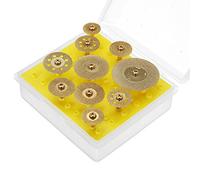 Lot de 10 disques à tronçonner diamantés avec revêtement en titane pour outil rotatif Dremel