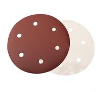 Lot de 10 disques abrasifs à 6 trous de 22,9 cm - Grain 40-2000 - Papier abrasif auto-adhésif pour polisseuse électrique, pierre artificielle, réparation de meubles de voiture (1000#)