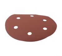 Lot de 10 disques abrasifs à 6 trous de 22,9 cm - Grain 40-2000 - Papier abrasif auto-adhésif pour polisseuse électrique, pierre artificielle, réparation de meubles de voiture (180#)