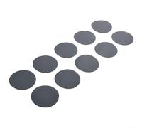 Lot de 10 disques abrasifs en carbure de silicium de 7,6 cm - Grain 240-10000 - Pour meubles de voiture - Antistatique et flexible (800#)