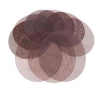 Lot de 10 disques abrasifs en maille 600 pour ponceuse orbitale aléatoire et ponceuse/polisseuse - 12,7 cm - Filet anti-encrassement pour le polissage du bois, du métal, de la pierre