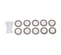 Lot de 10 Disques de Brumisateur Céramique 20mm pour Humidificateurs avec 1 Plaque de Fer pour Améliorer Air et Confort