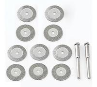 Lot de 10 disques de découpe diamant 18 mm pour outils rotatifs Dremel