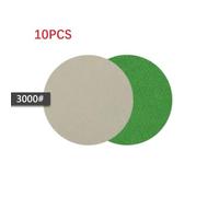 Lot de 10 disques de papier abrasif en carbure de silicium de 7,6 cm, adaptés pour les applications humides/sèches, grains de 240 à 10 000, parfaits pour les travaux de polissage (3000#)