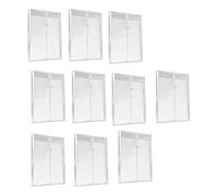 Lot de 10 dossiers de taille de lettres, fermeture à cordon, étanche, pour le bureau, stockage haute performance