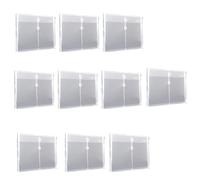 Lot de 10 dossiers de taille de lettres, fermeture à cordon, étanche, pour le bureau, stockage haute performance