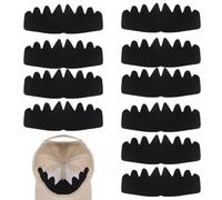 Lot de 10 doublures de protection réutilisables et flexibles pour casquette de baseball, lavables et non adhésifs, pour chapeaux contre la transpiration et les odeurs, unisexe, pour tous les types de