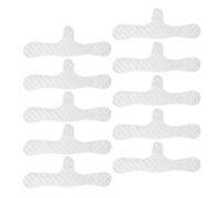 Lot de 10 doublures de transpiration pour dessous de soutien-gorge en coton, 43,9 x 8,4 cm et 17,3 x 15 cm | Coussinets absorbants anti-humidité, lavables et réutilisables | Absorbeurs de