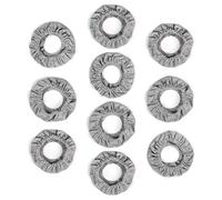 Lot de 10 doublures pour masque CPAP pour réduire les fuites d’air - Revêtements en coton ultra doux lavables et faciles à nettoyer avec sac de lavage