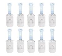 Lot de 10 douilles à vis E14 pour ampoules candélabres compatibles avec les luminaires filetés E14 standard dans les applications d'éclairage intérieur et les utilisations décoratives