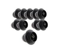 - Lot de 10 douilles E27 + bague - noir