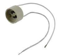 Lot de 10 douilles GU10 en céramique avec câble de raccordement pour lampes LED et halogènes