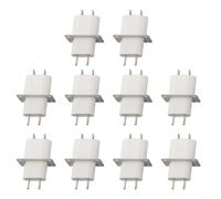 Lot de 10 douilles magnétron pour four à micro-ondes, convertisseur de filament à 4 broches, pièce de réparation essentielle pour Galanz et pour haier