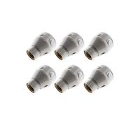 Lot de 10 douilles orientables E27 - blanc - Zenitech