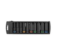Lot de 10 douilles professionnelles de 1/2" pour réparation automatique pneumatique longue douille