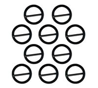 Lot de 10 douilles professionnelles et anneaux pour outil de 1,3 cm offrant une installation stable et facile d'anneaux en caoutchouc et en acier