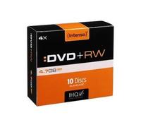 Intenso - 10 x DVD+RW - 4.7 Go (120 minutes) 4x - boîtier CD étroit G