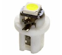 Lot de 10 éclairages de compteur de vitesse B8.5d LED 5050 SMD BAX10D haute puissance 24 V Blanc Kit de conversion Intérieur Éclairage d'instruments de tableau de bord