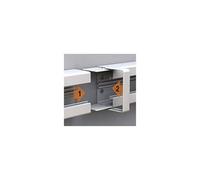 Lot de 10 eclisses de jonction pour goulotte PVC Optiline 45