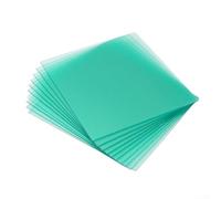 Lot de 10 écrans de remplacement extérieurs pour casque de soudage, plaque de protection transparente de rechange, plaque de protection transparente pour casque de soudage en polycarbonate (138 x 126