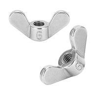 Lot De 10 Écrous à Ailettes en Acier Inoxydable Pièces de Fixation 12 mm de Diamètre Écrou Papillon pour le Démontage et L'entretien des Équipements de Machines