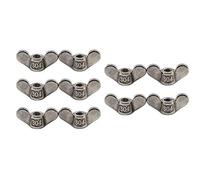 Lot de 10 écrous à ailettes M4 en acier inoxydable 304 avec attaches torsadées à la main