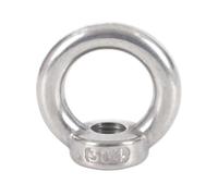 Lot de 10 écrous à œil M3 à M24, longueur 9 à 80 mm, en acier inoxydable 304, for levage, boucle d'accrochage, for câble(Nut,M5,10PC)