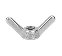 Lot de 10 écrous à Oreilles, écrou Papillon M8, écrous à Oreilles Papillon Plaqués En Acier Inoxydable, Kit D'assortiment D'écrous Papillon à Grande Oreille pour Outils de Bricolage, Machines