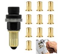 Lot de 10 écrous à riveter M10 et rivets filetés pour riveteuse manuelle, écrous aveugles pour tôle et métal, version en acier