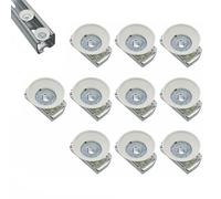 Lot de 10 écrous de canal 1/4", plaque filetée galvanisée avec ressort en plastique, installation rapide inoxydable, support pour profilé C et U dans le centre de données, installation et construction